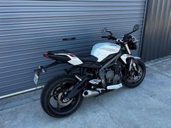 2021 Triumph Street Triple S 660 LAMS Street Triple White
