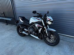 2021 Triumph Street Triple S 660 LAMS Street Triple White