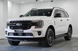 2025 Ford Everest Black Edition MY26.00 4X4 Dual Range Alabaster White