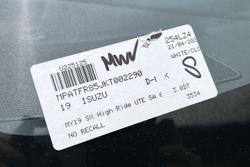 2019 Isuzu D-MAX SX High Ride