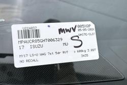 2017 Isuzu MU-X LS-U