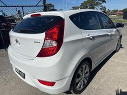 2018 Hyundai Accent Sport RB6 MY18 Chalk White