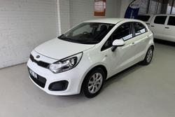 2013 Kia Rio S UB MY13 Clear White