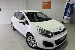 2013 Kia Rio S UB MY13 Clear White