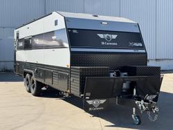 JB Caravans 22'6 Dirt Road Xtreme Rear Door