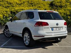 2015 Volkswagen Touareg V6 TDI 7P MY16 Four Wheel Drive Pure White