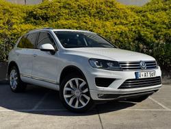 2015 Volkswagen Touareg V6 TDI 7P MY16 Four Wheel Drive Pure White