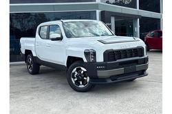 2025 Kia Tasman SX+ TK MY26 4X4 Dual Range Clear White (UD)