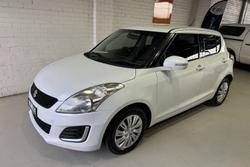 2014 Suzuki Swift GL FZ MY14 Snow White