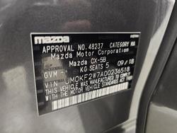 2018 Mazda CX-5 Maxx Sport KF Series Machine Grey