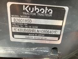 Kubota B2601hd