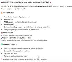 2022 Toyota Hilux SR
