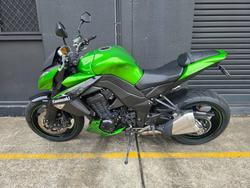 2013 Kawasaki Z1000 GREEN