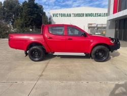 2015 Mitsubishi Triton GLX MN MY15 4X4 Dual Range Red