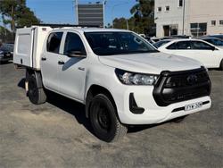 2022 TOYOTA HILUX WORKMATE (4x4) GUN125R WHITE