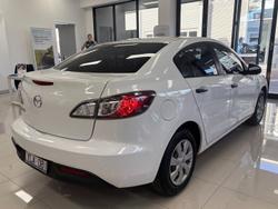 2011 Mazda 3 Neo BL Series 1 MY10 Crystal White Pearl