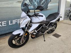 2009 Kawasaki ER-6n White