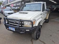 2017 Toyota Landcruiser GXL VDJ79R 4X4 Dual Range French Vanilla