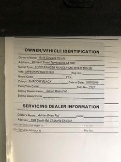 2019 Ford Ranger Wildtrak