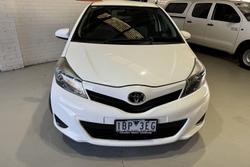 2014 Toyota Yaris YR NCP130R Glacier White