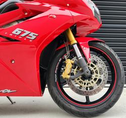 2008 Triumph Daytona 675 Daytona Red