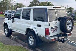 2019 Toyota Landcruiser GXL VDJ76R 4X4 Dual Range French Vanilla