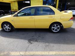 2007 Mitsubishi Lancer ES CH MY07 Yellow Solid