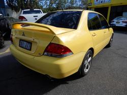 2007 Mitsubishi Lancer ES CH MY07 Yellow Solid