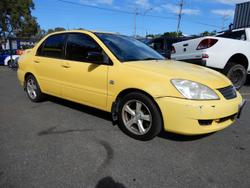 2007 Mitsubishi Lancer ES CH MY07 Yellow Solid