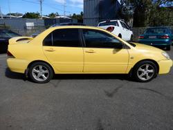 2007 Mitsubishi Lancer ES CH MY07 Yellow Solid