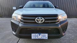2019 Toyota Hilux Workmate TGN121R 4x2 Glacier White
