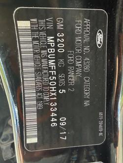 2017 Ford Ranger Wildtrak