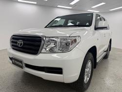 2010 Toyota Landcruiser GXL VDJ200R MY10 4X4 Constant Glacier White