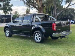 2013 Nissan Navara ST D40 Series 6 4X4 Dual Range Midnight Black