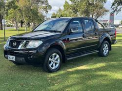 2013 Nissan Navara ST D40 Series 6 4X4 Dual Range Midnight Black