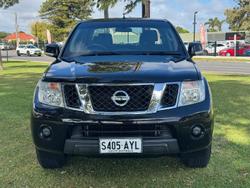 2013 Nissan Navara ST D40 Series 6 4X4 Dual Range Midnight Black