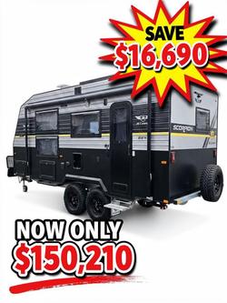 2026 JB Caravans 22'6 Scorpion Sting Save $16,690 Was $166,900