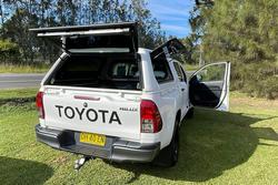 2023 Toyota Hilux Workmate GUN125R 4X4 Dual Range Glacier White