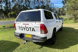 2023 Toyota Hilux Workmate GUN125R 4X4 Dual Range Glacier White