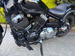 2018 Yamaha XVS650 V-STAR CUSTOM Black