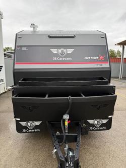 2026 JB Caravans Gator X 17'10 Front Door Cafe