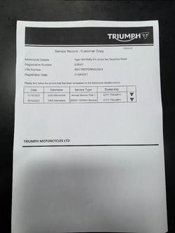 2022 Triumph TIGER 900 RALLY PRO
