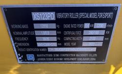 2022 XCMG Xs123 Yellow