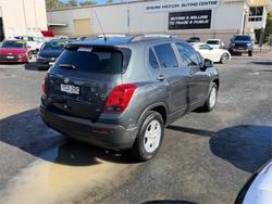 2016 HOLDEN TRAX LS TJ MY16 GREY
