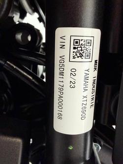 2023 Yamaha Tenere 700 World Raid (XTZ690SP) Tenere Blue