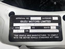 2017 Isuzu D-MAX SX High Ride