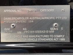 2007 Mercedes-Benz M-Class ML320 CDI Luxury W164 MY08 4X4 Constant Black
