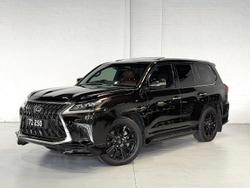 2019 Lexus LX 570 S URJ201R 4X4 Dual Range Starlight Black