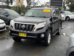 2017 TOYOTA LANDCRUISER PRADO GXL (4x4) GDJ150R MY17 BLACK