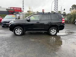 2017 TOYOTA LANDCRUISER PRADO GXL (4x4) GDJ150R MY17 BLACK